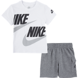 Nike Toddler NSW Cargo Shorts Set - Carbon Heather/Black