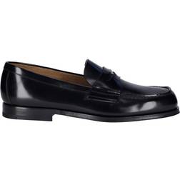 Prada Leather Loafers - Black