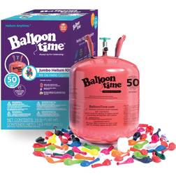 Balloon Time Helium Gas Cylinder Kit Jumbo Tanks 50-pieces