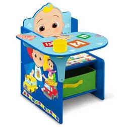 Delta Children Cocomelon Chair Desk with Storage Bin