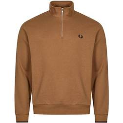 Fred Perry Half Zip Sweatshirt - Shaded Stone