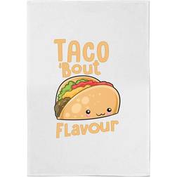 By IWOOT Taco Bout Flavour Kitchen Towel White (70x50cm)