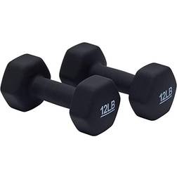 Neoprene Workout Dumbbell Set 24Lb