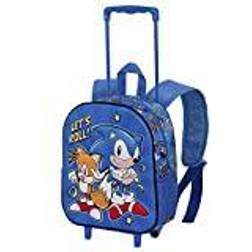 Karactermania The Hedgehot Lets Roll 3D trolley 34cm