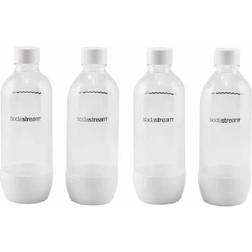 SodaStream White Carbonating Bottles Set of 4