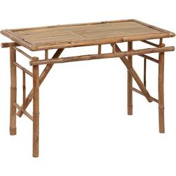 vidaXL Folding Garden Table 115x50x75 cm Bamboo