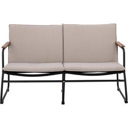 Bloomingville Hampton 127x71x76 cm Noir-beige Canapé