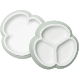 BabyBjörn Baby Plate Set, 2-pack Powder green