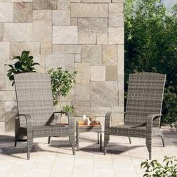 vidaXL Adirondack-havestol polyrattan