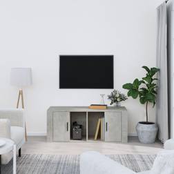 vidaXL betonggrå 100x35x40 TV-bord