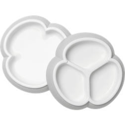 BabyBjörn Baby Plate Set, 2-pack Grey