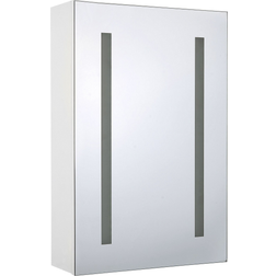 Beliani Modern Minimalist Wall Mirror Cabinet 40 cm 60 cm