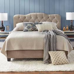 Buylateral Tessa Upholstered Tufted Panel Bed