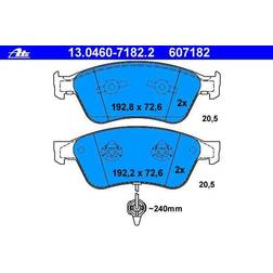 ATE 13.0460-7182.2 Jeu de Plaquettes de Frein Audi: A8 D3, A6 C6 Avant, A6 C6 Berline