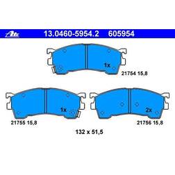 ATE 13.0460-5954.2 Pastiglie Freno Kit