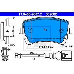 ATE Jarrupalat VW 13.0460-2882.2