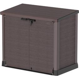 Duramax Brown StoreAway Flat Lid 1200L Storage Box for Trash Can Holder (Gebäudefläche )