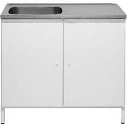 Contura Steel Vaskebord Med Huller Til Blandere 8032433