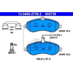 ATE Jarrupalat FIAT PEUGEOT TOYOTA 13.0460-2738.2