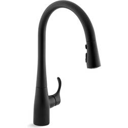 Kohler K-596-BL Single-Hole Pull-Down Kitchen Faucet