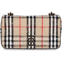 Burberry Lola Small Checked Crossbody Bag - Multicoloured