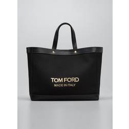 Tom Ford Mini Shopper Taske med Logo Detalje - Sort