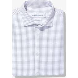 Mizzen+Main White Navy Mini Grid