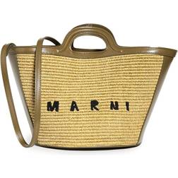 Marni Tropicalia Small Tote Bag - Olive