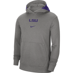 Nike College Dri-Fit Spotlight Oregon Hoodie - Dark Grey Heather/Apple Green/Apple Green