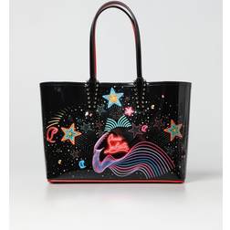 Christian Louboutin Cabata Small Starlight-Print Patent Tote Bag