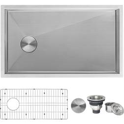 Ruvati 30-inch Slope Bottom Offset Drain Undermount Kitchen