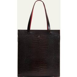 Christian Louboutin Men's Ruistote Croc-Effect Leather Tote Bag