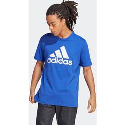 Adidas Men's Essentials Big Logo Tee, Medium, Med Blue