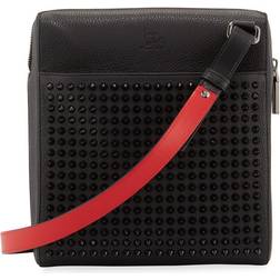 Christian Louboutin Men's Benech Studded Crossbody Briefcase