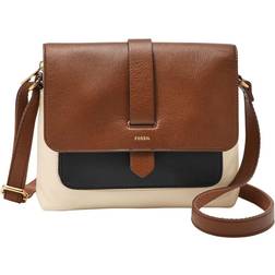 Fossil Kinley Small Crossbody Purse Handbag - Neutral Colorblock