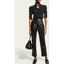 Frame Gillian Puffed Shoulder Blouse