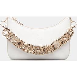 Christian Louboutin Loubila chain white mini shoulder bag