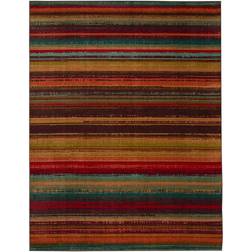 Mohawk Home Boho Stripe Red, Blue, Green, Brown, Gold, Multicolor