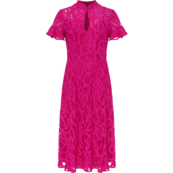 Phase Eight Lulu Lace Dress - Magenta Pink