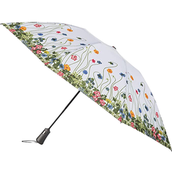 Totes InBrella Reverse Close Folding Umbrella - Flower Garden