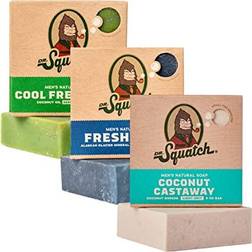 Dr. Squatch All Natural Bar Soap Coconut/Fresh Falls/Cool Fresh Aloe 3-pack
