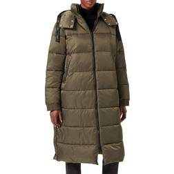 HUGO BOSS Favina1 Padded Jacket - Dark Beige