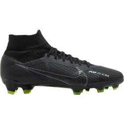 Nike Zoom Mercurial Superfly 9 Pro FG - Black/Summit White/Volt/Dark Smoke Grey