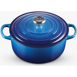 Le Creuset Signature gjutjärnspanna med lock