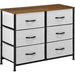 Homcom Bedroom Dresser Cómoda 80x62.5cm