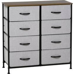 Homcom Industrial Bedroom Dresser Chest of Drawer 80x81.5cm