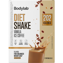 Bodylab Diet Shake Box Vanilla Ice Coffee Sugar Free