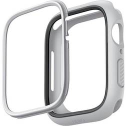 Uniq etui Moduo Apple Watch Series 4/5/6/7/8/SE 44/45mm kredowy-szary/chalk-grey, Sportuhr Smartwatch Zubehör, Grau