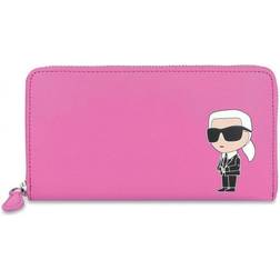 Karl Lagerfeld Tegnebøger K/IKONIK 2.0 LEATHER CONT WLLT