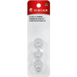 Singer Plastic Class 15j Bobbins-3/Pkg